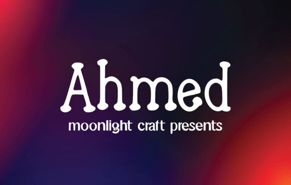 Ahmed: A Handwritten Typeface for Editorial Design