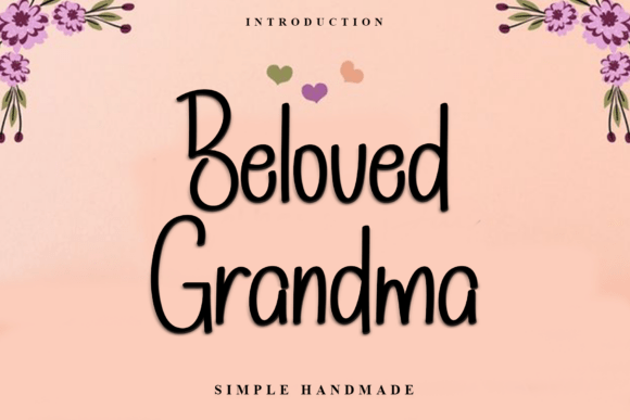 Beloved Grandma: A Soft Script Font for Warm Brand Identity