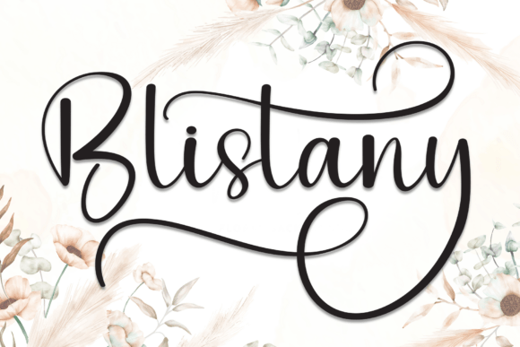 Blistany: The Script Font That Elevates Campaign Visuals