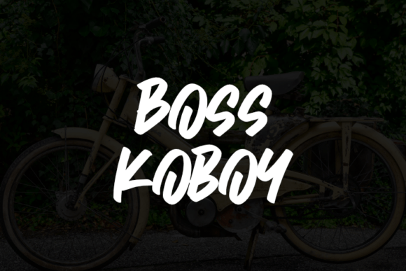 Boss Koboy: The Script Typeface That Powers Campaigns
