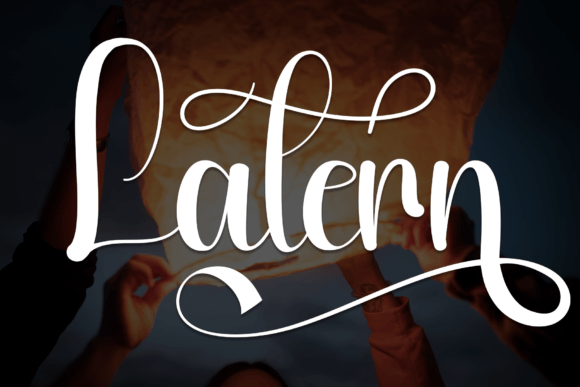 Bringing Latern Script Font to Life in Handmade Shops