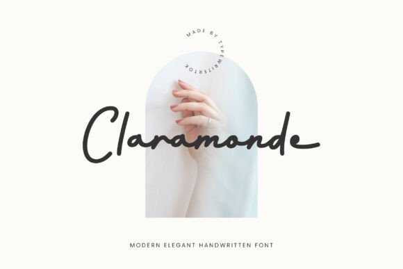 Claramonde: The Elegant Script Font for Handmade Brands