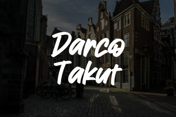 Darco Takut: The Script Font That Stops the Scroll