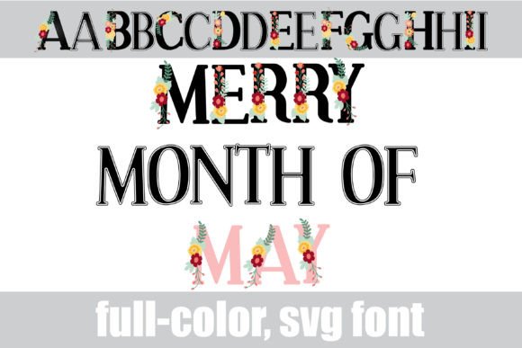 Designing with Merry Month of May: A Color Font for Branding