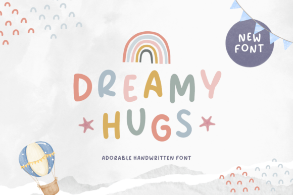 Dreamy Hugs: A Handwritten Font for Warm Brand Identity