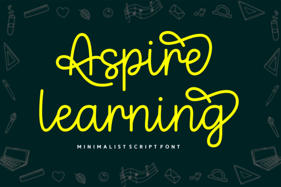 Elevate Editorial Design with the Aspire Learning Typeface