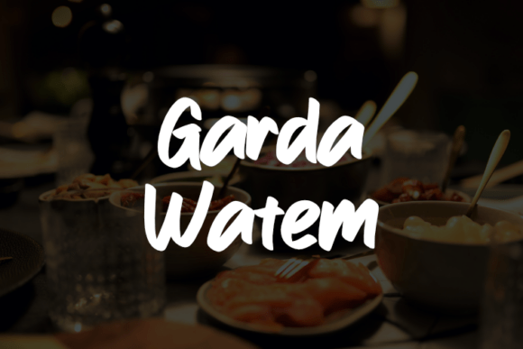 Garda Watem: A Versatile Script Font for Editorial Design