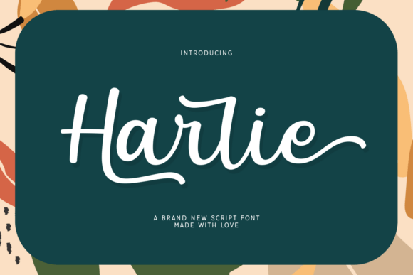 Harlie: A Warm Script Typeface for Editorial Design