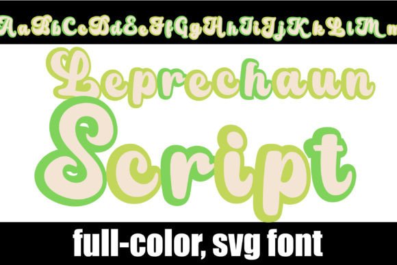 Leprechaun Script: A Colorful Typeface for Branding