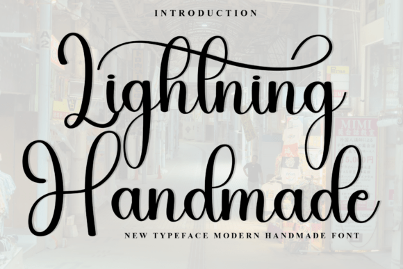 Lightning Handmade: A Script Font for Scroll-Stopping Brand Content