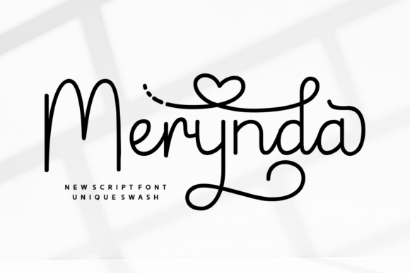 Merynda: A Playful Script Font for Small Business Branding