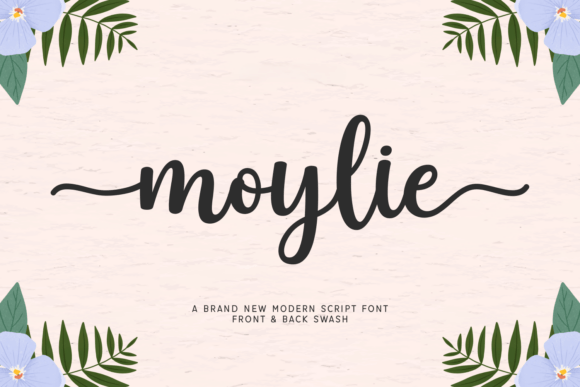 Moylie: A Modern Script Typeface for Editorial Design