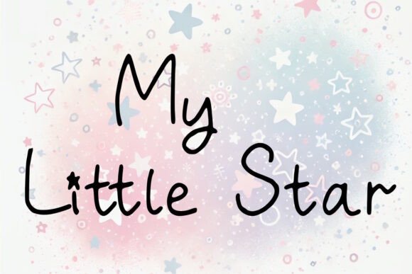 My Little Star: A Playful Script Font for Editorial Magic