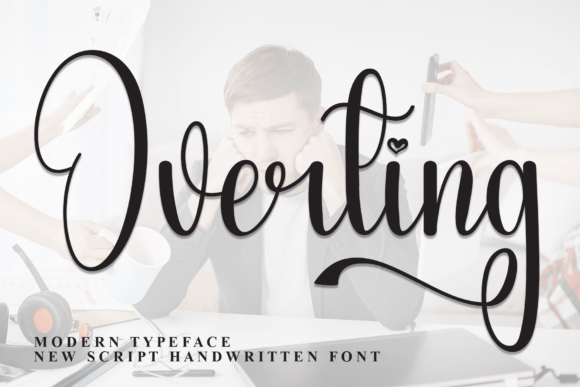 Overting: A Handwritten Script Font for Makers