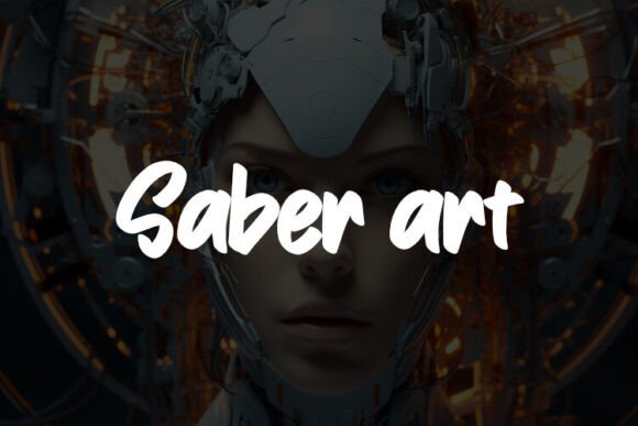 Saber Art Font: A Polished Script for Small Business Branding