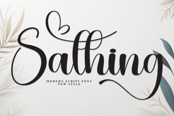 Sathing: The Elegant Script Font for Handmade Brands