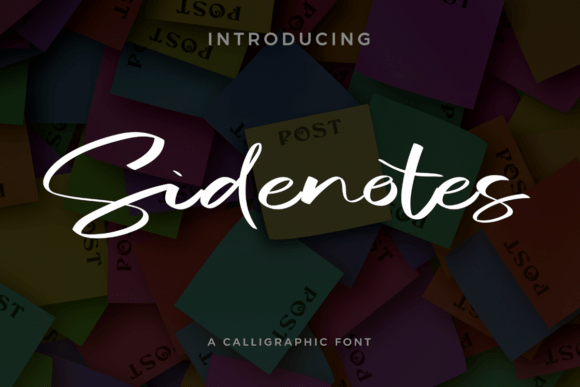Sidenotes Font Review: Elevating Campaign Visuals with Script Style