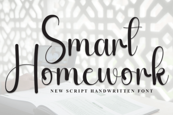 Smart Homework Font Review: Elegant Script for Branding