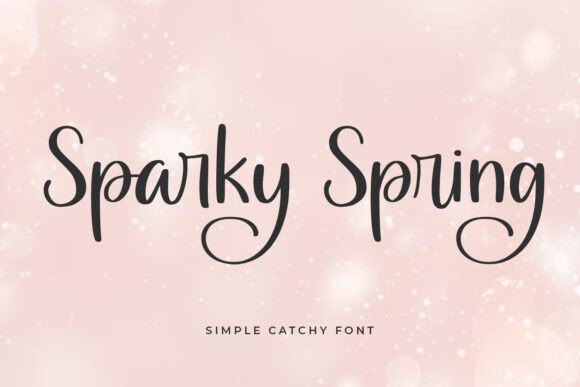 Sparky Spring: A Timeless Script Font for Editorial Design