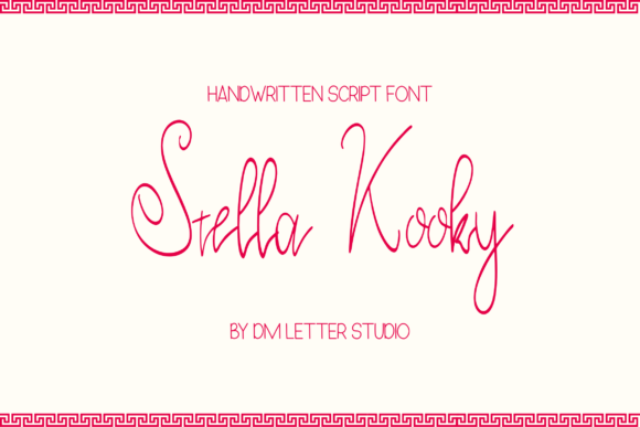 Stella Kooky: A Charming Script Font for Editorial Design
