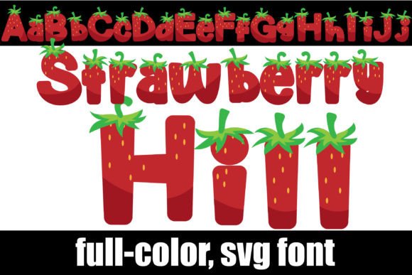 Strawberry Hill: A Color Font for Editorial Design