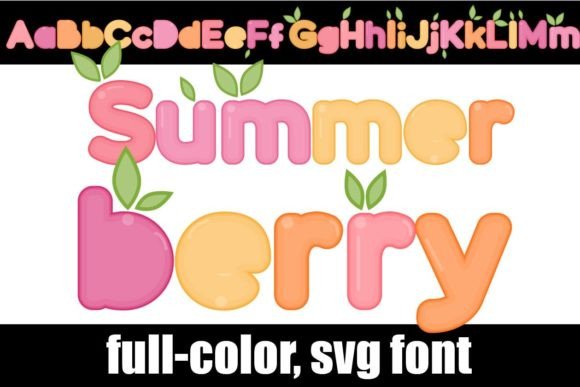 Summerberry: A Vibrant Color Font for Modern Web Design