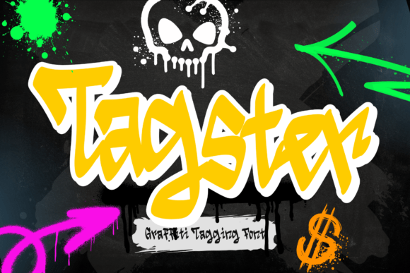 Tagster: A Playful Script Font for Editorial Design